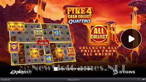 Slot Fire 4 Cash Collect Quattro